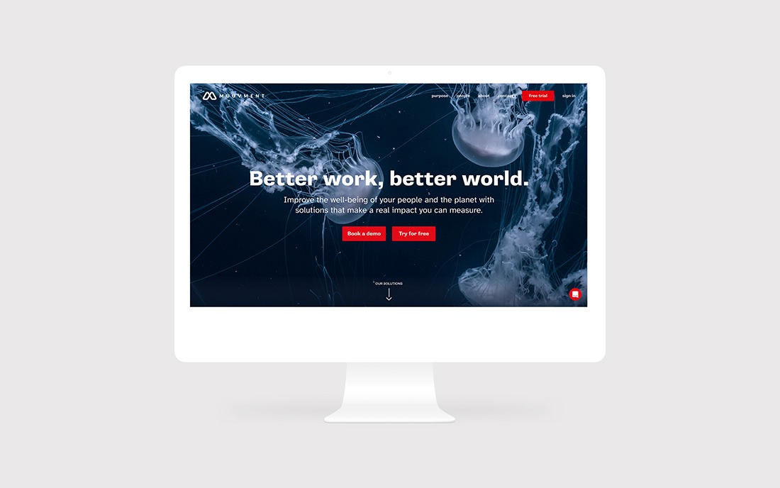 muuvment landing page