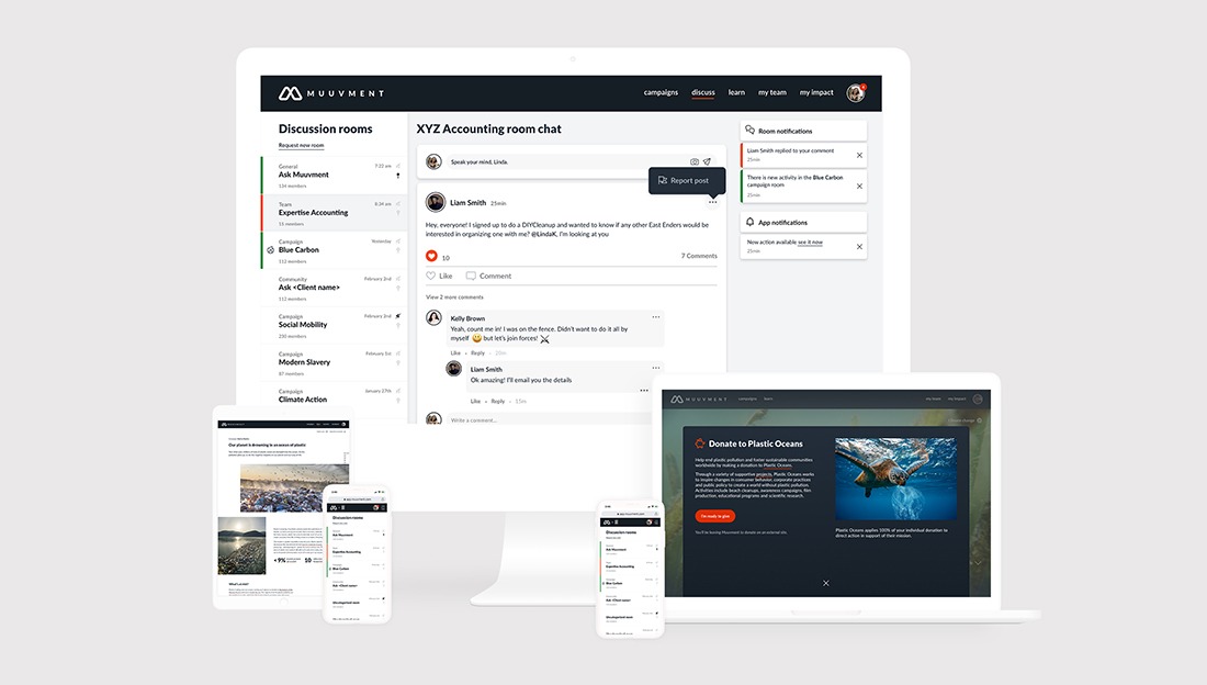 muuvment landing pages
